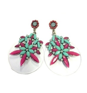 Boucles d'oreilles style Ibiza (1 pce)
