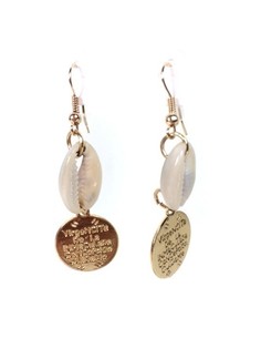 Boucles d'oreilles Coquillage - Style Ibiza (1 pc)