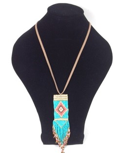 Collier long style Ibiza (1 pi&egrave;ce)