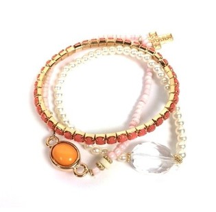 Bracelet 3 rangs style Ibiza (1 pc)