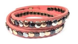 Bracelet Style Ibiza Saumon (1 pc)