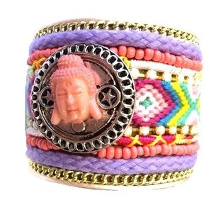 Bracelet Luxe Style Ibiza Multicolore Bouddha (1 pc)