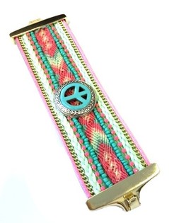 Bracelet Large de Luxe Menthe Ibiza Peace (1 pc)