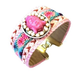 Bracelet Rose Bouddha (1 pc)