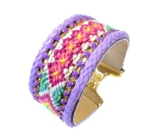 Bracelet Violet Style Ibiza (1 pc)