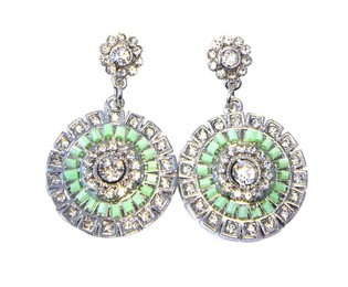 Boucles d'oreilles Style Ibiza Menthe (1 pc)