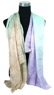 &Eacute;charpe Style Ibiza Violet Menthe (1 pc)