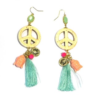 Boucles d'oreilles Signe Peace Style Ibiza (1 pc)