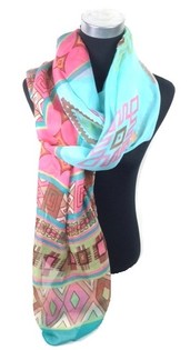 &Eacute;charpe Look Ibiza Turquoise (1 pc.)