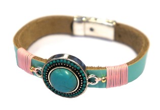 Bracelet avec Pierre (1 pc) - Style Ibiza