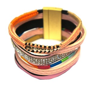Bracelet Look Ibiza Rose (1 pc)
