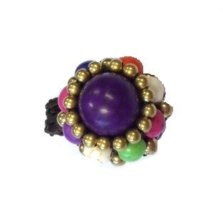 Bague avec pierre (1 pc.)