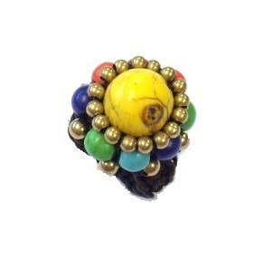 Bague avec pierre (1 pc)
