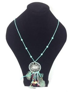Collier Style Ibiza Attrape-R&ecirc;ves Menthe (1 pc)