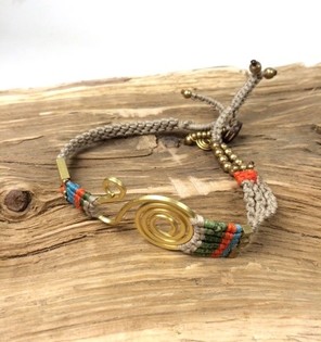 Bracelet Ibiza Handmade Originals Taupe (1 pc)