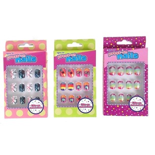 Faux ongles adhésifs pour enfants (12 pièces)