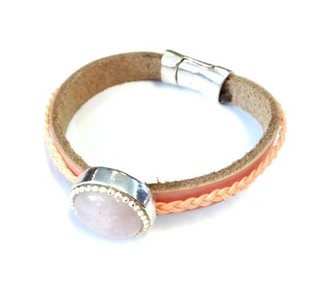 Bracelet Rose avec Pierre (1 pc)