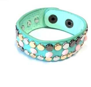 Bracelet turquoise avec clous (1 pc)