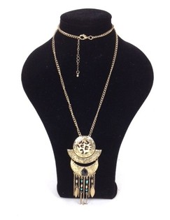 Collier Look Ibiza avec Imprim&eacute; Tigre (1 pc)