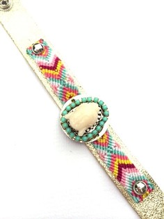 Bracelet de Luxe Or/Cr&egrave;me Bouddha (1 pc)