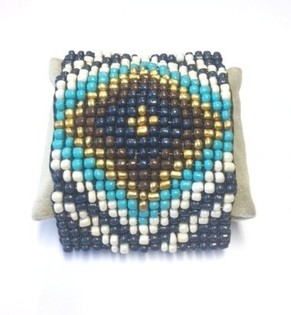 Bracelet Azt&egrave;que Bleu (1 pc)
