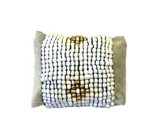 Bracelet Azt&egrave;que Blanc (1 pc)