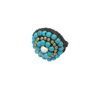 Bague Style Ibiza avec Pierre Turquoise (1 pc.)