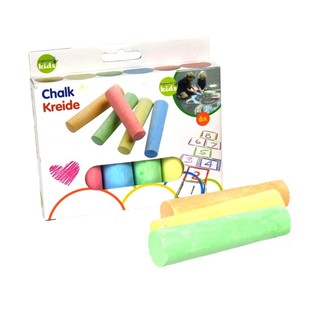 Craie de trottoir - 6 pi&egrave;ces en bo&icirc;te (lot de 12)