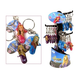 Porte-cl&eacute;s Lumineux HANNAH MONTANA sur Pr&eacute;sentoir (36 pcs.)