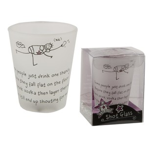 VERRES À SHOT EN PRÉSENTOIR (12 pcs)