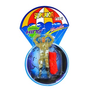 Parachutiste sur carte (12 pi&egrave;ces)