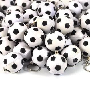 SLEUTELHANGER FOAM VOETBAL (50st)