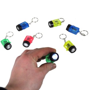 Mini-Lampes de Poche Porte-Clés (96 pièces)
