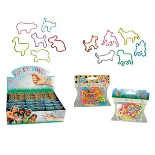 ***PRIX CHOC*** BRACELETS LUCKY BANDS POUR ENFANTS - ANIMAUX (24 pces)