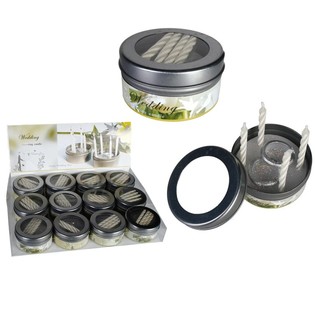 BOUGIES DE MARIAGE EN BOÎTE (12 pcs.)