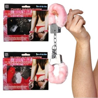 Menottes sexy avec peluche (6 pcs)