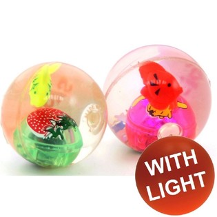 Balles Rebondissantes Lumineuses Transparentes (36 pcs)