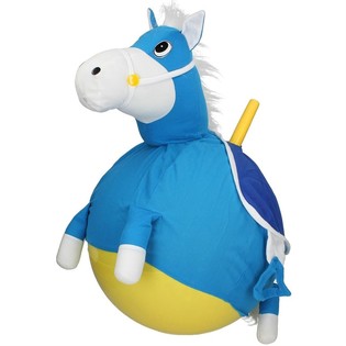 BALLON SAUTEUR CHEVAL JOLLY JUMPER - BLEU
