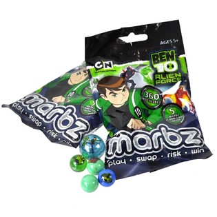 Billes Ben 10 en sachet - 5 pi&egrave;ces (15 sets)