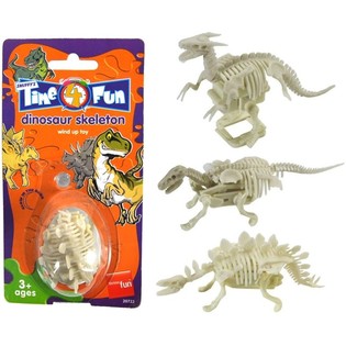 Smiffy's Dinosaure à remonter phosphorescent (12 pcs)
