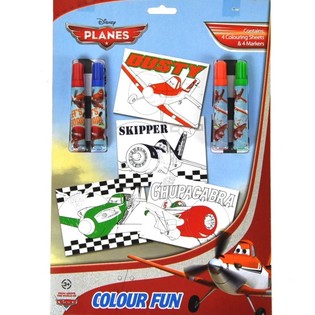 Set de dessin DISNEY PLANES 8 pi&egrave;ces (24 pcs.)
