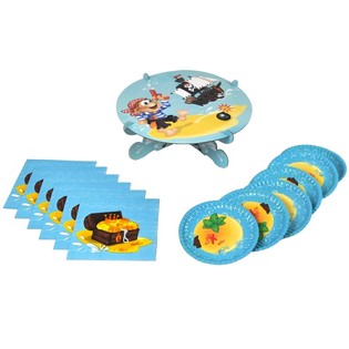 Kit &agrave; G&acirc;teau Princesses et Pirates 13 pi&egrave;ces (Lot de 4)