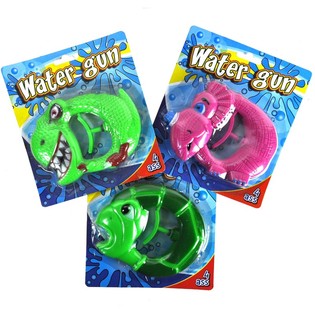 Pistolet &agrave; eau Dinosaure sur carte (24 pi&egrave;ces)