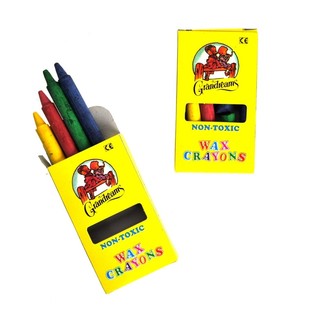 4 CRAYONS DE CIRE EN BO&Icirc;TE (25 pcs.)