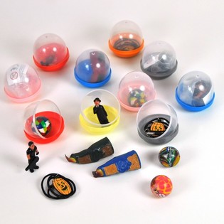 MIX CAPSULES 50MM AVEC JOUETS (50 pcs)