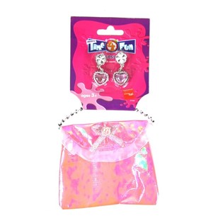 SMIFFY'S Petit Sac à Main de Jouet avec Boucles d'Oreilles (12 pcs)