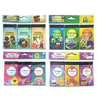 6 Petits Livrets d'Autocollants (36 sets)