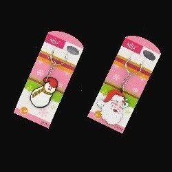 Porte-cl&eacute;s de No&euml;l (8 pcs)