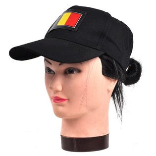 Casquette LED &Eacute;galiseur Lumineux R&eacute;active au Son - Drapeau Belge (12 pcs)