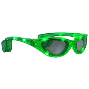 LUNETTES DE SOLEIL LED - COULEUR : VERT (12 pcs.)